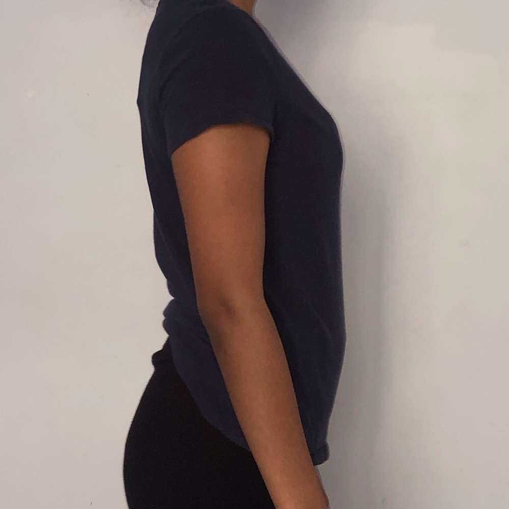 Simple Navy Blue Tee - Picture 2 of 3